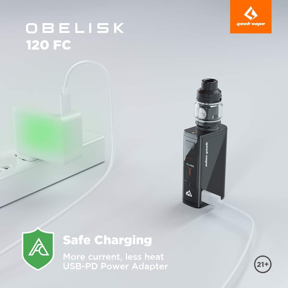Geekvape Obelisk 120 FC Kit - Smoke To Live Vape Shops